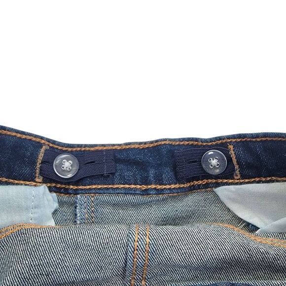 Old Navy Toddler Girl 5T Skinny Jeans Adjustable Waist Pull-On Dark Wash - Picture 8 of 8